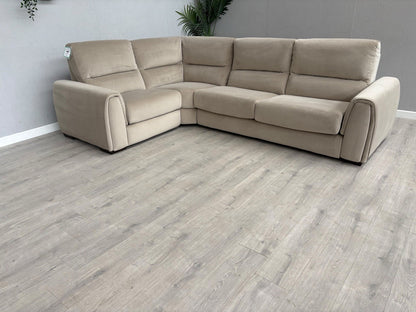 F.V Flex LHF Corner Sofa Bed with Power Recliner & Storage Arms - RRP £2945