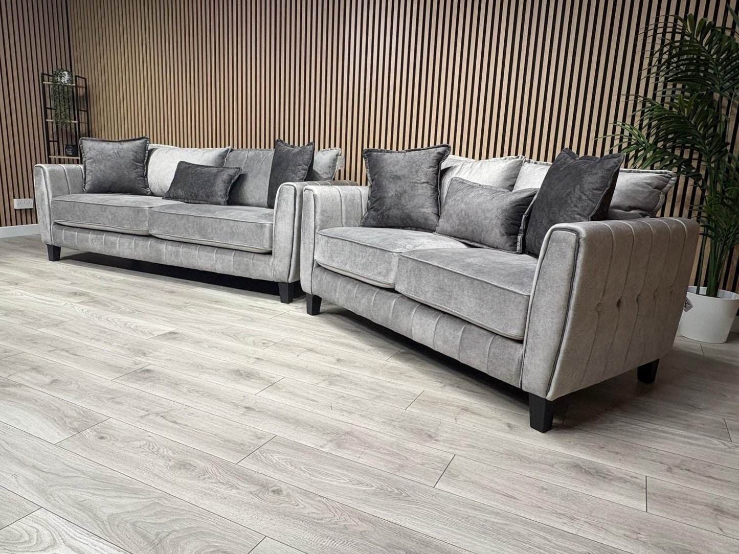 DFS - Cherished Style 3 + 2 Seater Sofa Set, Formal Back - RRP £2,399