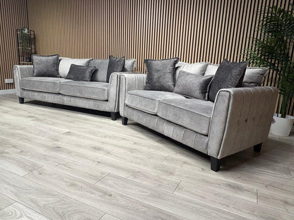 DFS - Cherished Style 3 + 2 Seater Sofa Set, Formal Back - RRP £2,399