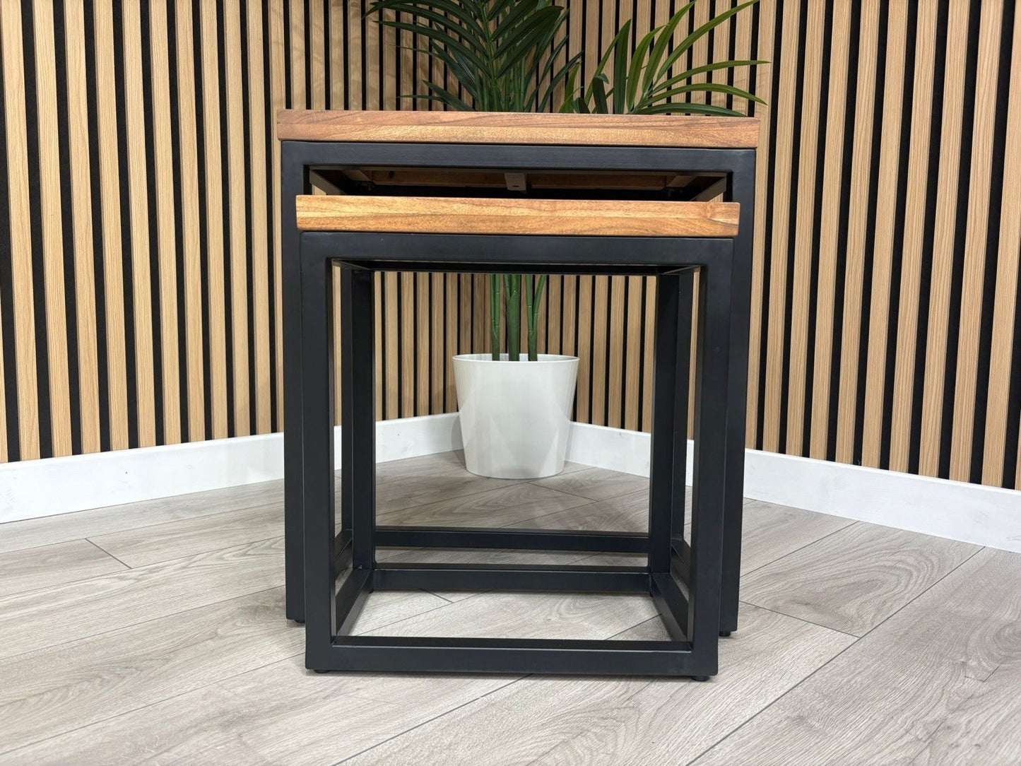NEXT Sample - New Bronx nest of two tables - RRP: £269