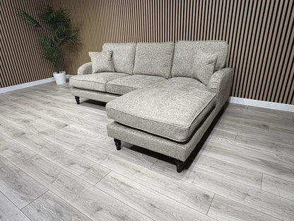 Laura Ashley LYNDEN Style Fabric 3 Seater RHF Chaise Corner Sofa - RRP £2625