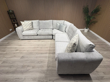 Sofology MARBLE ARCH Style 2 Corner 2 Large Fabric Corner Sofa - RRP £3,599