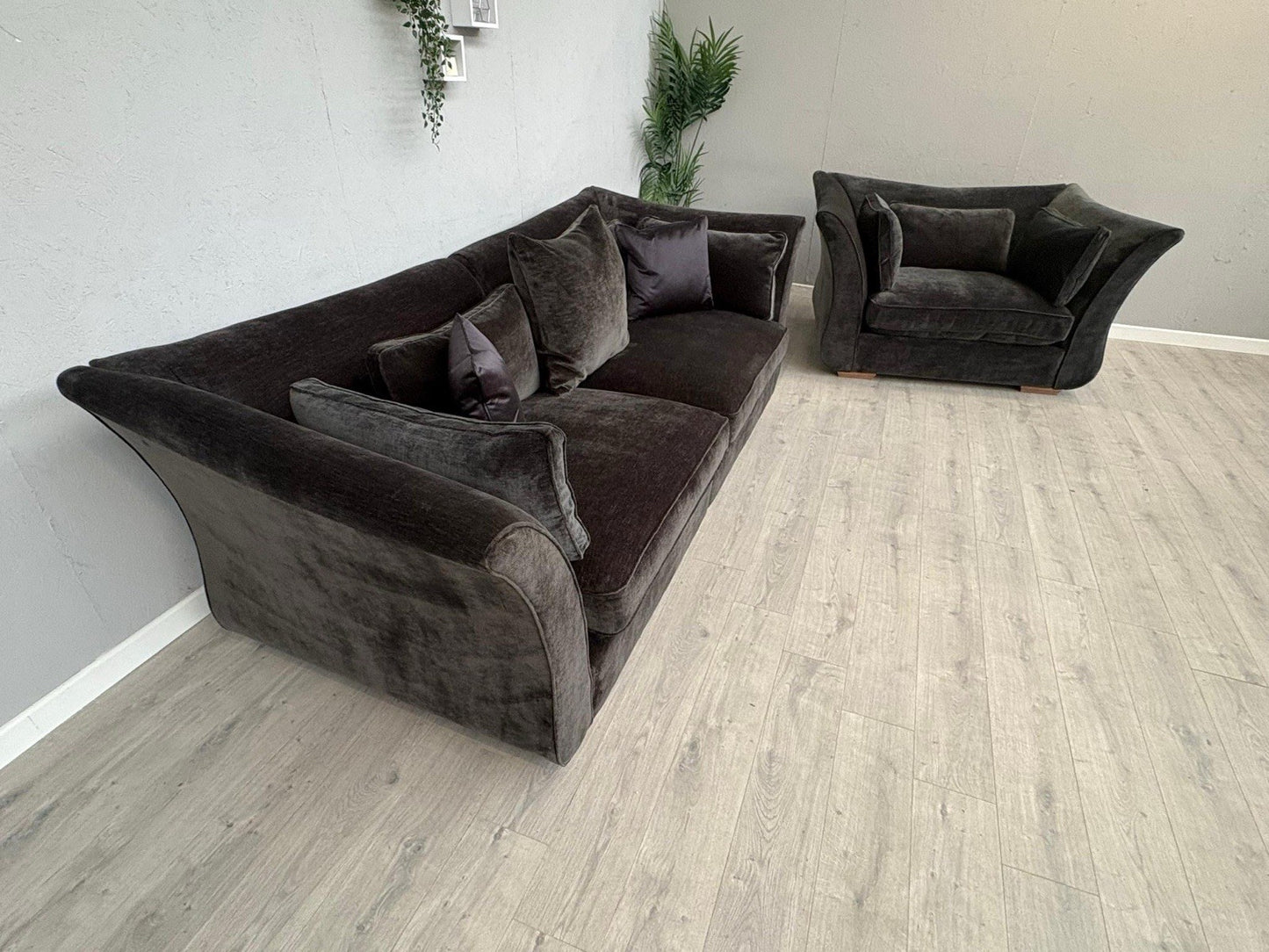 Sofology Westbridge OPERA Fabric Large 4 Seater Sofa + Snuggler Chair, RRP £4598