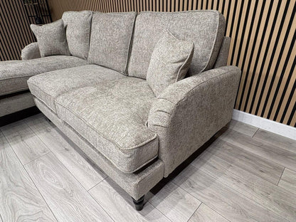 Laura Ashley LYNDEN Style Fabric 3 Seater LHF Chaise Corner Sofa - RRP £2625