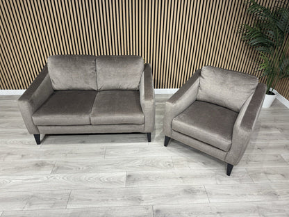 John Lewis BAILEY Style Fabric 2 Seater + Armchair Set - RRP £2590