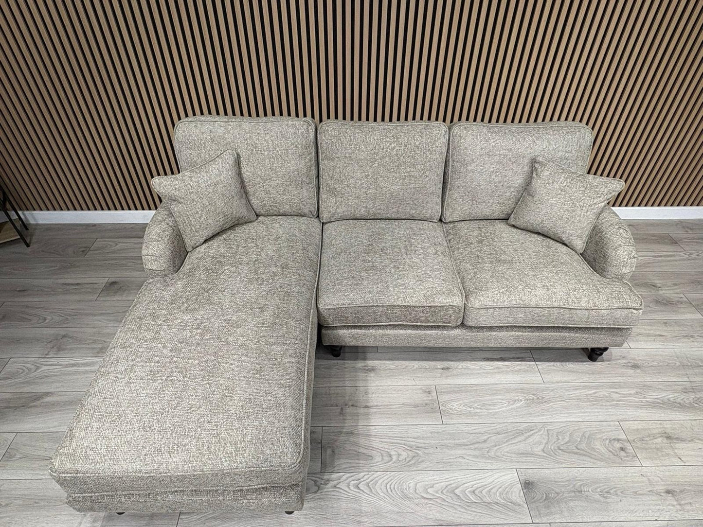 Laura Ashley LYNDEN Style Fabric 3 Seater LHF Chaise Corner Sofa - RRP £2625
