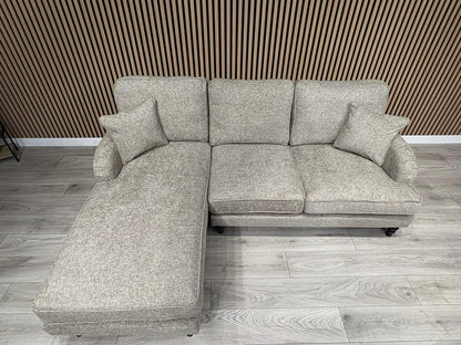 Laura Ashley LYNDEN Style Fabric 3 Seater LHF Chaise Corner Sofa - RRP £2625