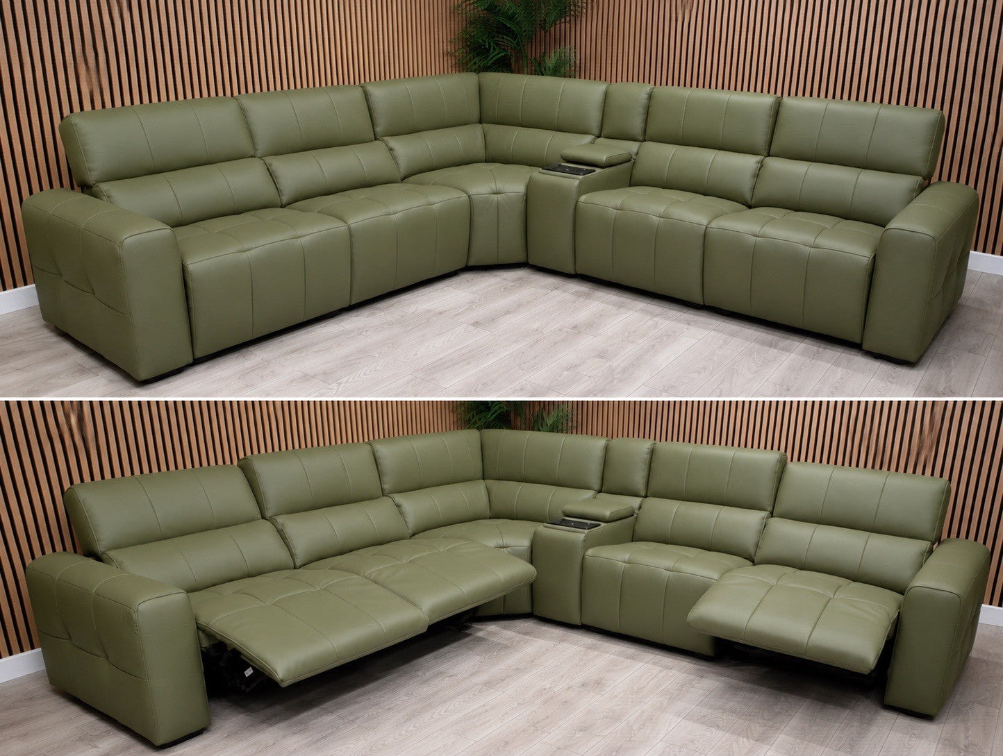 Sofology BARI Large Leather Power Recliner Corner Sofa - RRP £5899
