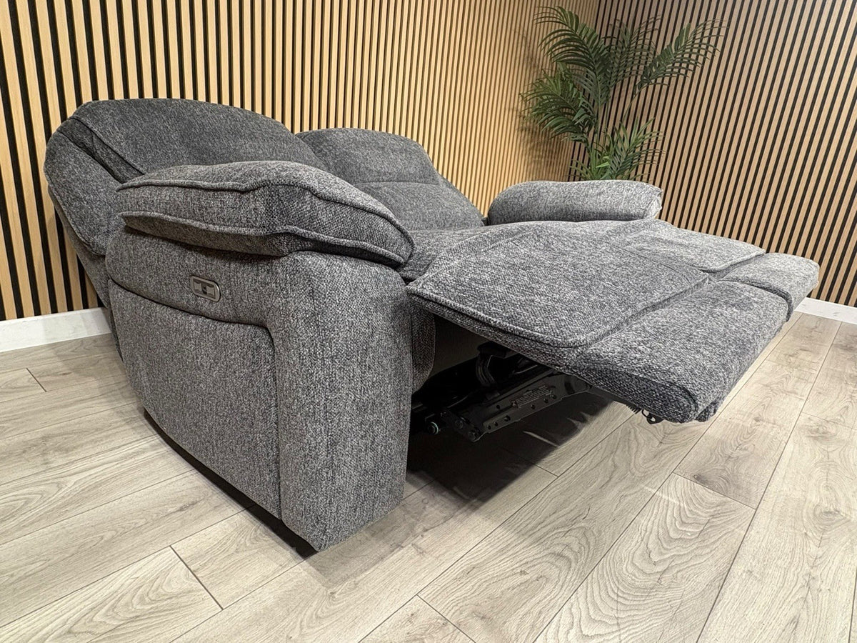 ORLANDO Fabric 2 Seater Power Recliner Sofa - RRP £1599