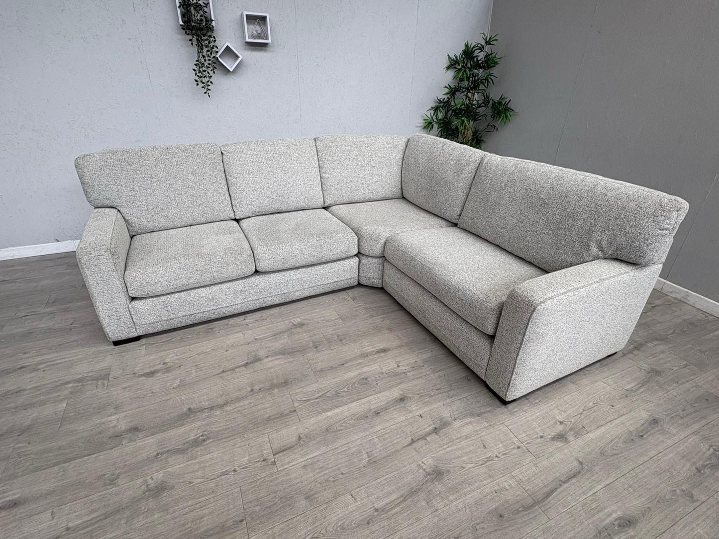 Furniture Village Fabric RHF Corner Sofa - RRP £2,295