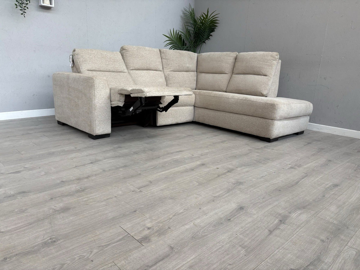 DFS DAVIS RHF Chaise Power Recliner Storage Fabric Corner Sofa - RRP £1,599
