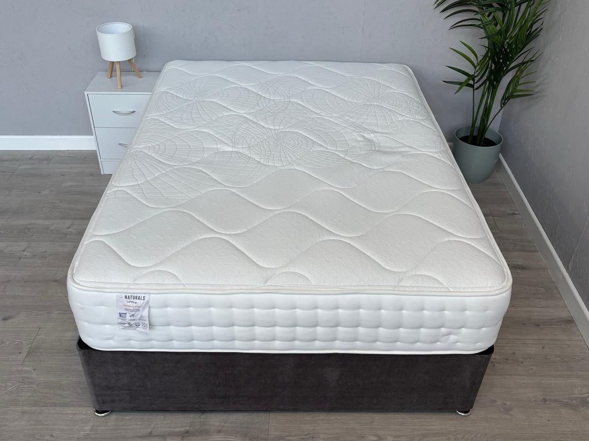 Slumberland NATURALS PREMIUM WOOL 5ft Kingsize Mattress, Medium - RRP £1,299