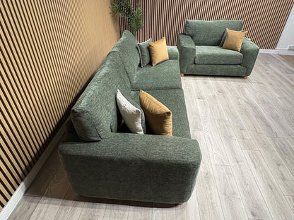 DFS Sample Enzo Fabric 4 Seater Sofa + Love Chair Set RRP £2799