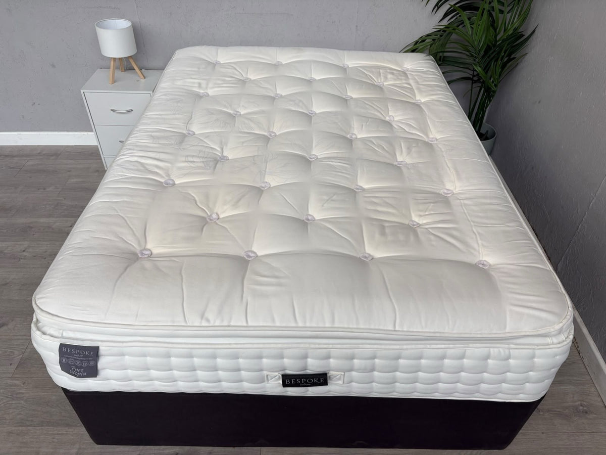 Staples Bespoke Pure UTOPIA Pillowtop 5ft Kingsize Mattress, Medium - RRP £1,699