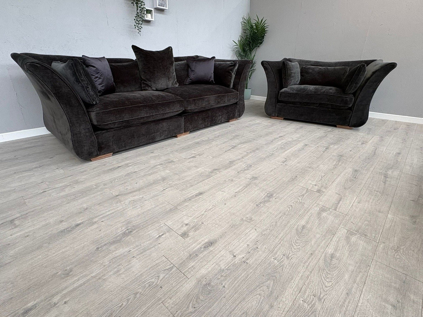 Sofology Westbridge OPERA Fabric Large 4 Seater Sofa + Snuggler Chair, RRP £4598