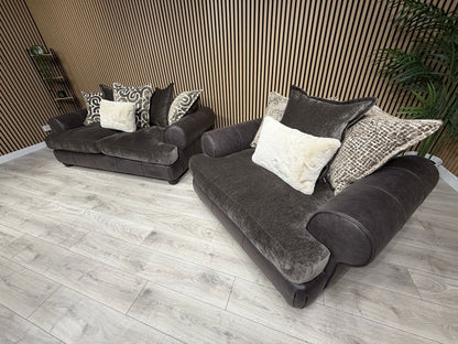 Viscount Fabric 3 Seater Sofa + Love Chair Set - RRP £3898 (PRE ORDER 6-8 WEEKS)