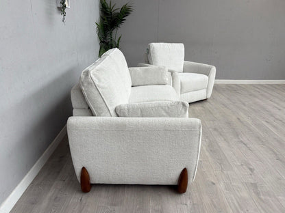DFS Elana Fabric 3 Seater Sofa and Armchair Set RRP £1298
