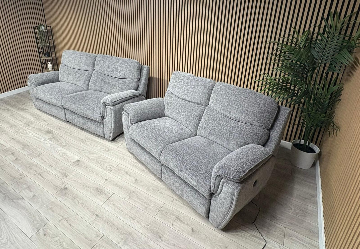 SCS Ashton Fabric Power Recliner 3 + 2 Seater Sofa Set - RRP £2998