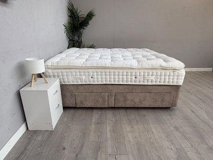 Staples Artisan Pure INDULGENCE / OPULENCE Zip & Link Mattress, 6ft Superking