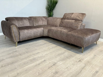 DFS Lidia Left Hand Facing Open Chaise Power Recliner Corner Sofa - RRP £1899