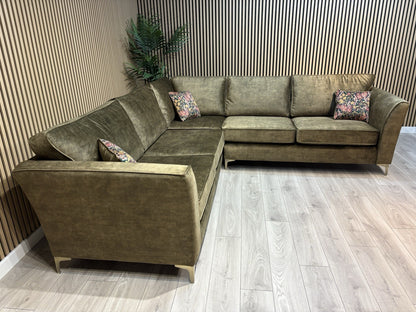 Furniture Village SASHA Fabric Large Corner Sofa ( 3 Corner 3 ) - RRP £3,495