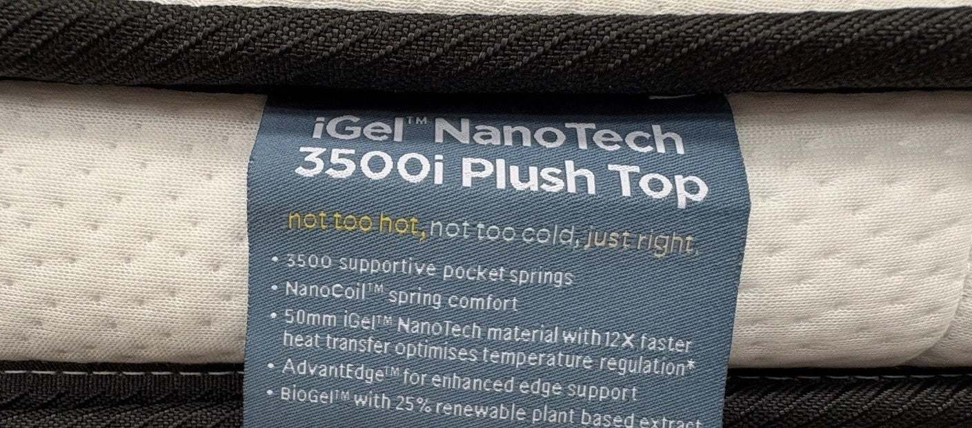 IGEL Nanotech 3500i 5FT Kingsize Mattress, Medium - RRP £1,799