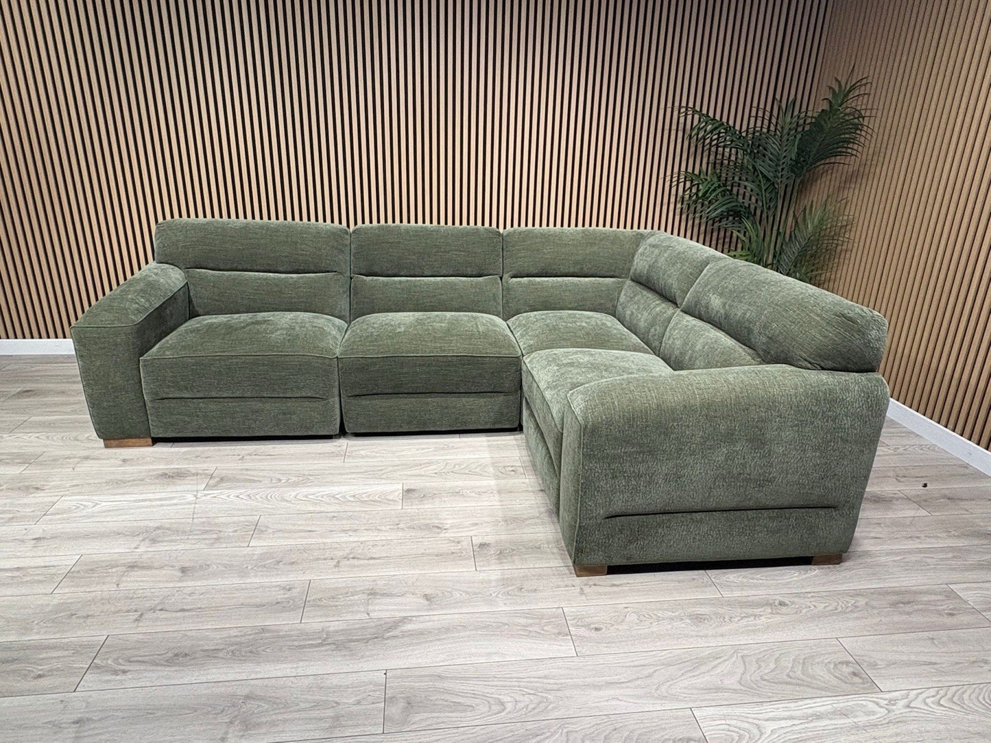 Denver Fabric Modular Corner Sofa ( RHF or LHF ), Dark Sage  - RRP £2399