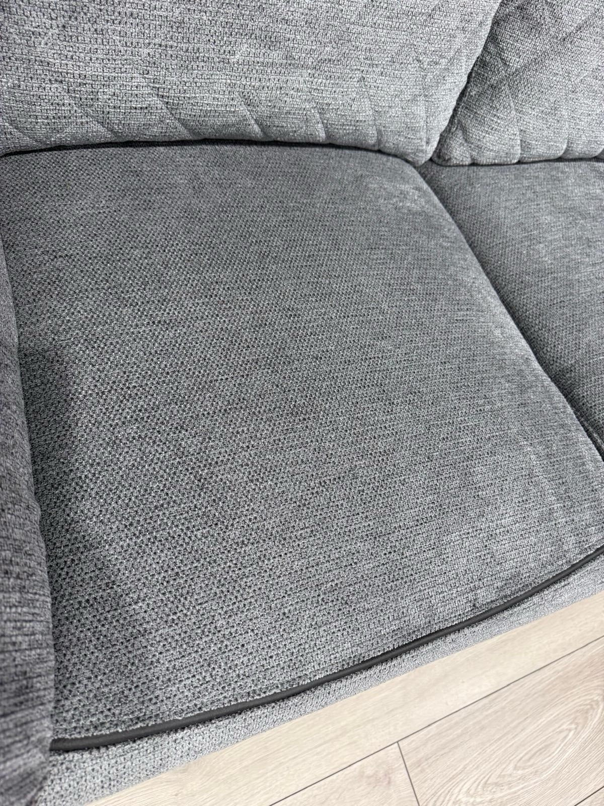 Very Myra 3 Seater Fabric Manual Recliner Sofa Grey