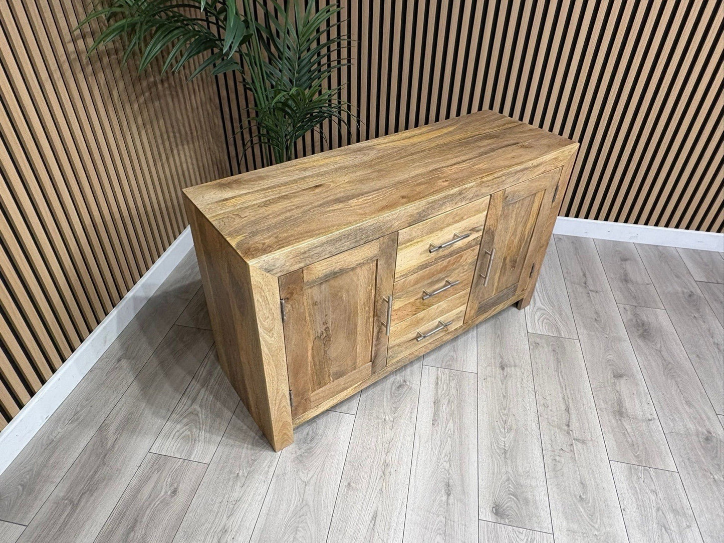 NEXT Sample - Cuba Mango Wood 2 Door 3 Drawer Sideboard - RRP: £1095
