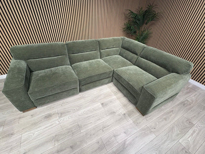 Denver Fabric Modular Corner Sofa ( RHF or LHF ), Dark Sage  - RRP £2399