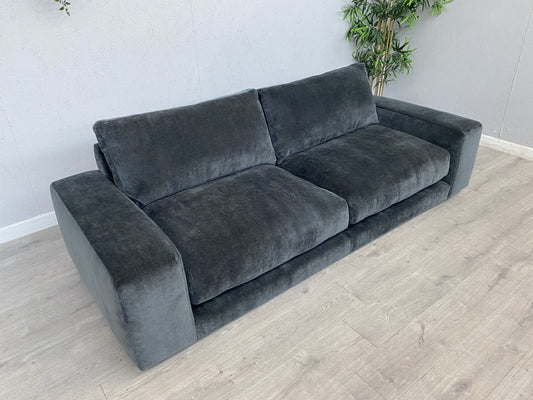 John Lewis - SWOON DENVER Fabric Large 3 Seater Sofa, Thunder - RRP £2,199