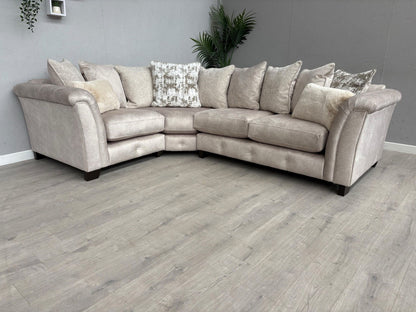 Furniture Village - Aura Classic Back LHF Corner Sofa RRP - £3495