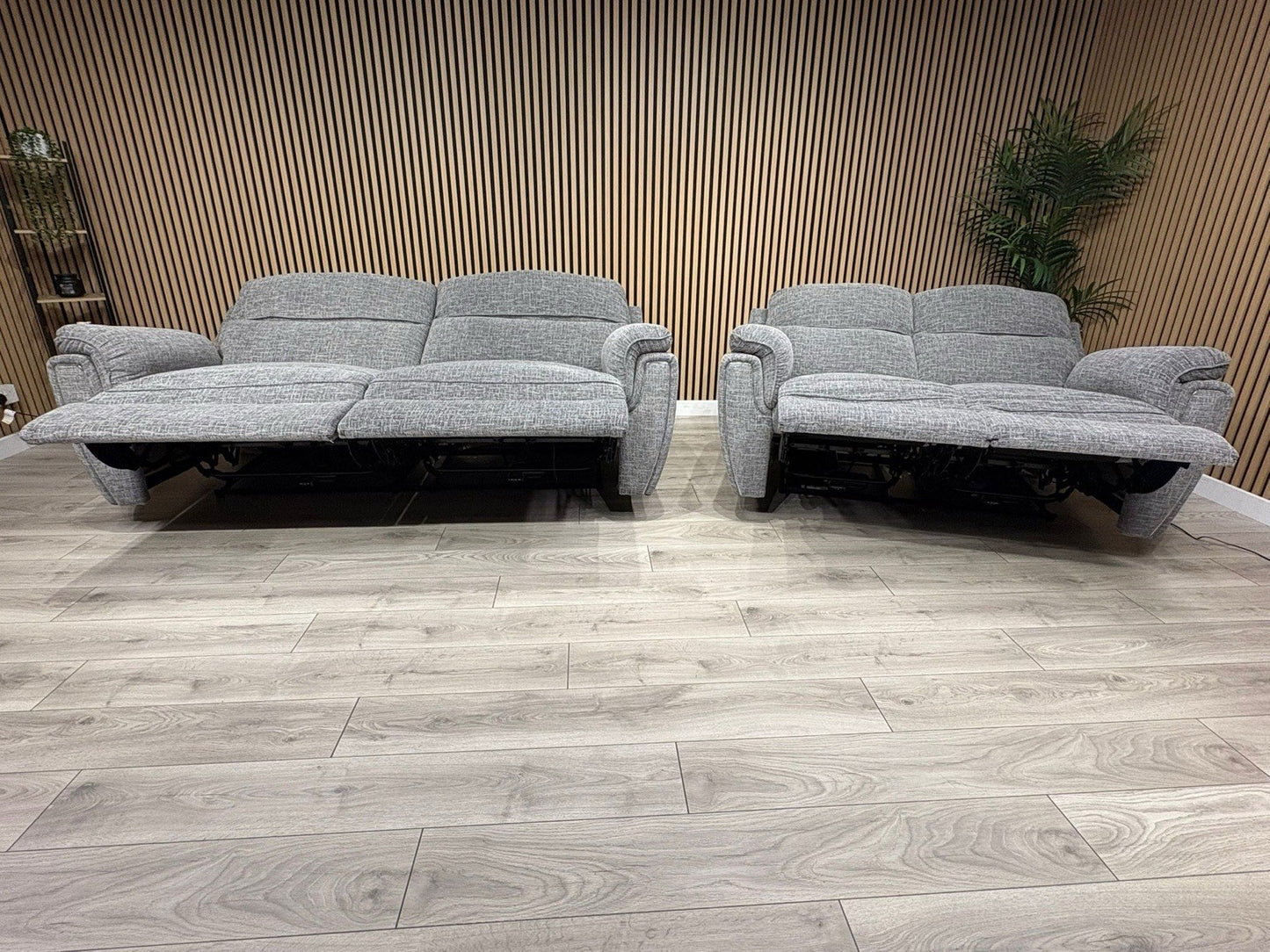 SCS Ashton Fabric Power Recliner 3 + 2 Seater Sofa Set - RRP £2998