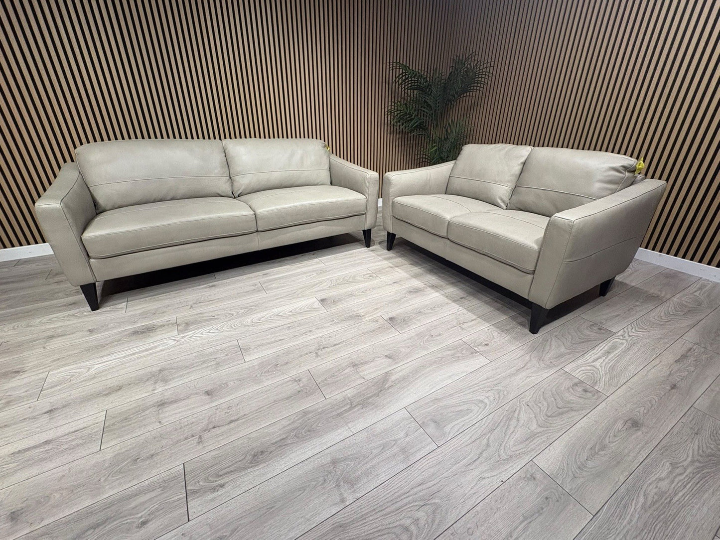 John Lewis BAILEY Style 3 Seater + 2 Seater Leather Sofa Set RRP £3978