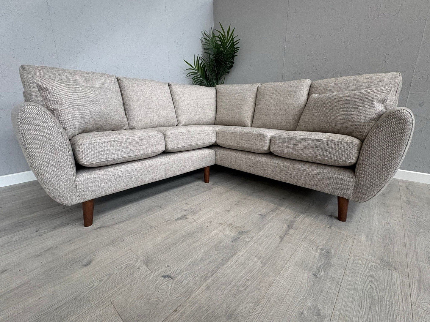 NEXT - WILSON Fabric Small Corner Sofa ( 2 Corner 2 ) Mid Natural - RRP £1,550