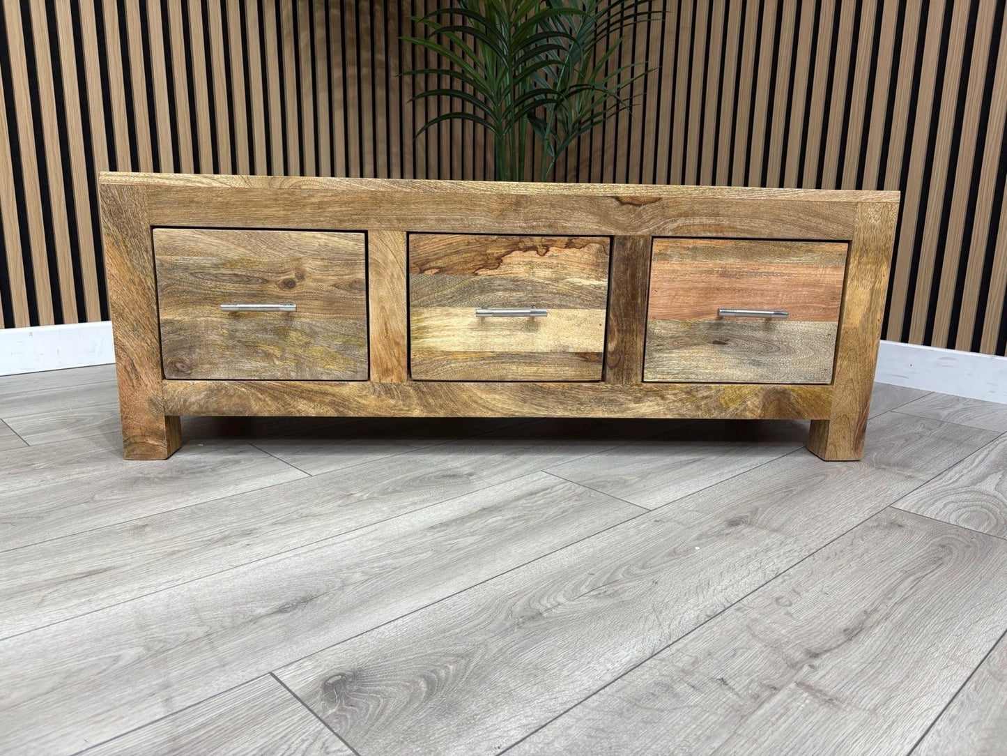 NEXT Sample - Cuba Mango Wood 3 Drawer Coffee Table - RRP: £695