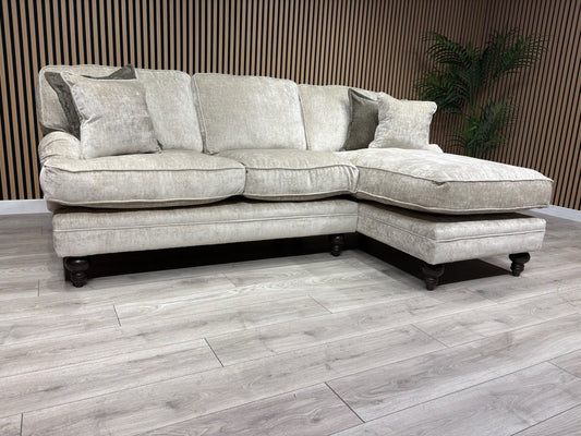 Laura Ashley HERITAGE Style Fabric 3 Seater Chaise Sofa - RRP £2,800