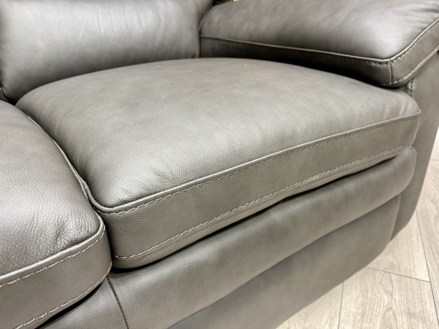 DFS Brooker Leather 3+3 Seater Static Sofa Set  - RRP £3790