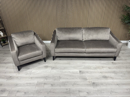 John Lewis BAILEY Style Fabric 3 Seater + Armchair Set - RRP £2995