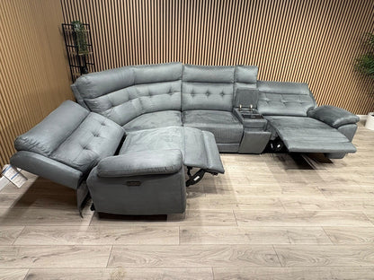 SCS Belford 1 Corner 3 Power Recliner Sofa with Media Console - RRP £2599