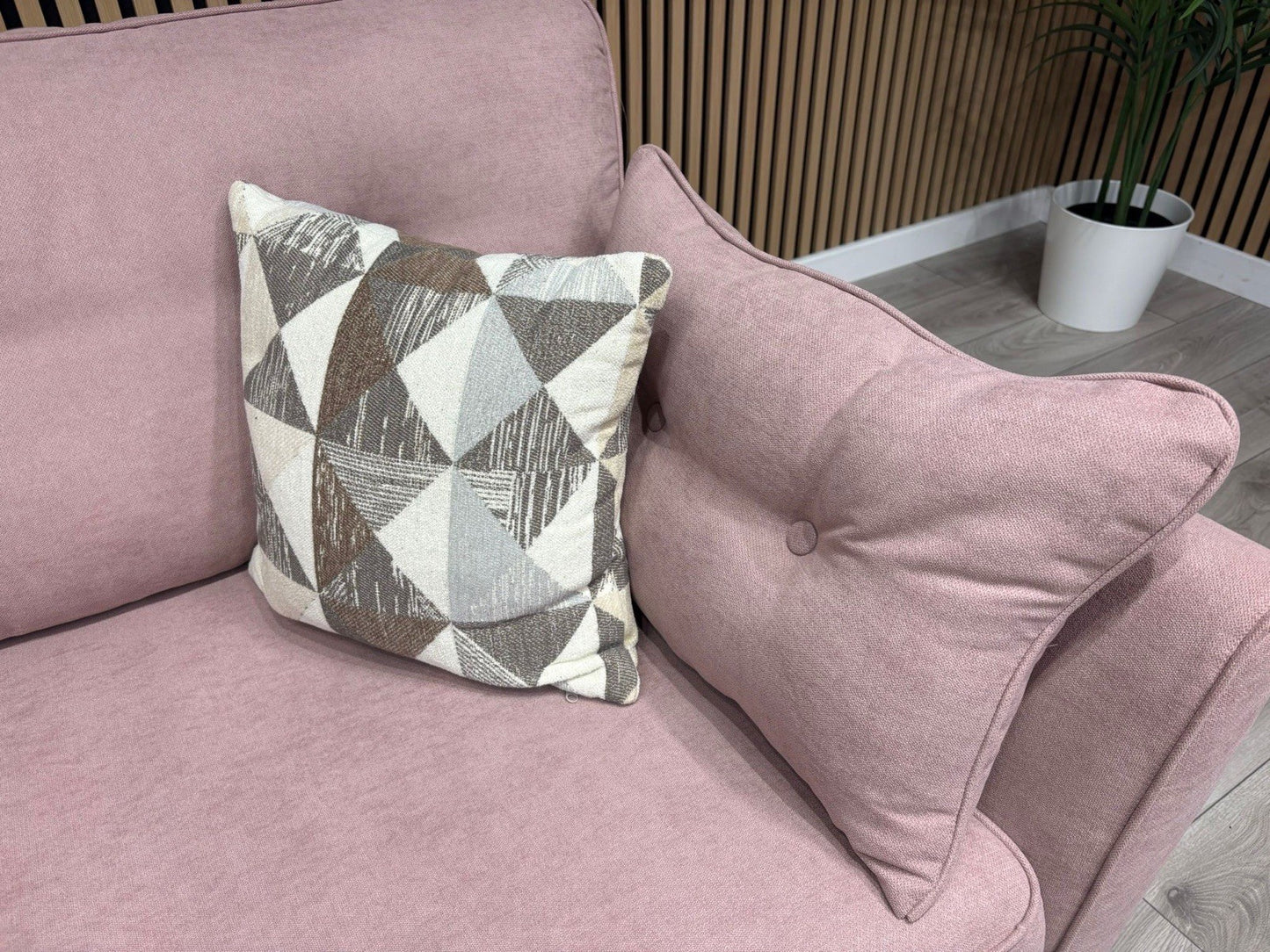 DFS Zinc Fabric 3 Seater Sofa RRP £879
