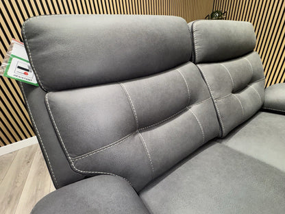DFS Eiger Style Fabric 3+2 Seater Power Sofa Set RRP £2788