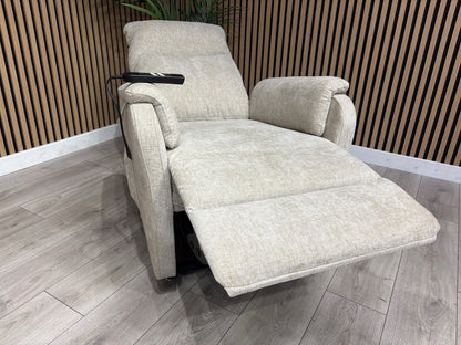 Furniture Village Fabric Rise & Recline Armchair, Linen - RRP £1299