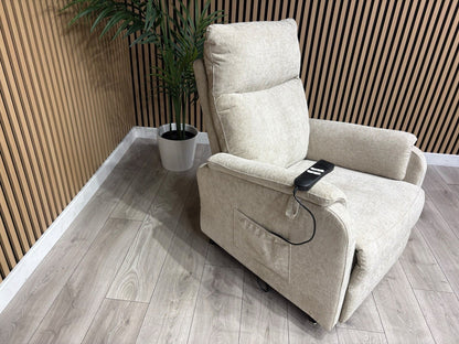 Furniture Village Fabric Rise & Recline Armchair, Linen - RRP £1299