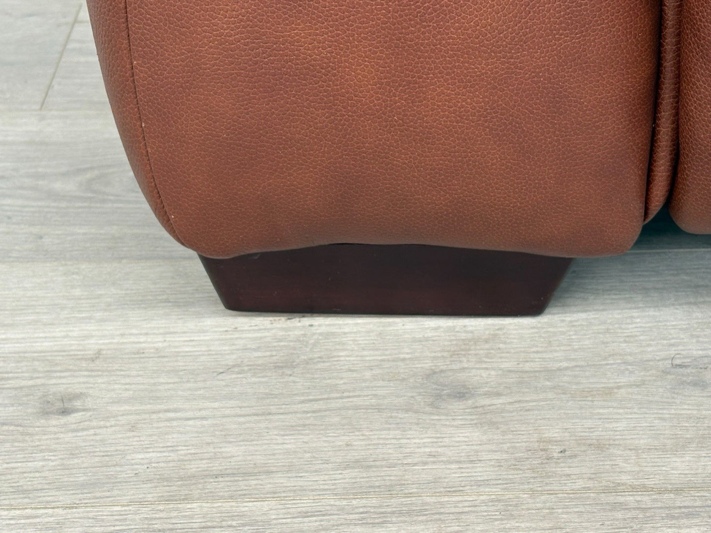 F.V Inca Leather Power Recliner Corner Sofa + Power Headrests - RRP £4095
