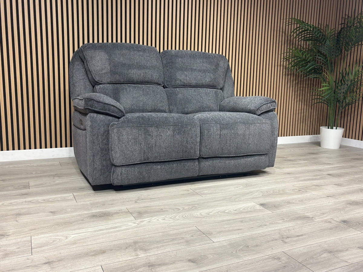 ORLANDO Fabric 2 Seater Power Recliner Sofa - RRP £1599