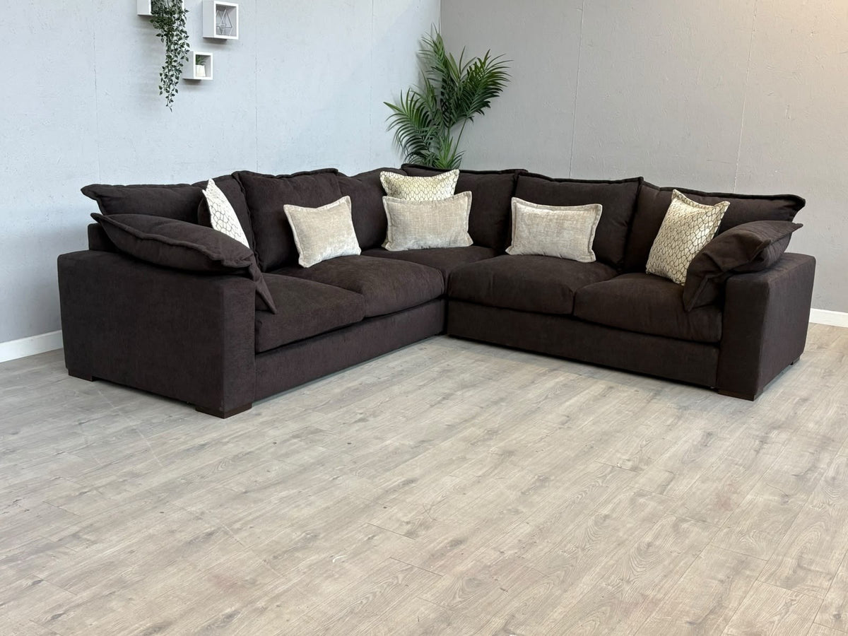 SCS Lennox Fabric Large Corner Sofa ( 2 Corner 2 ) - RRP £3879