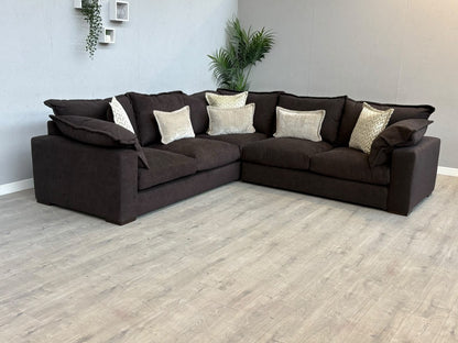 SCS Lennox Fabric Large Corner Sofa ( 2 Corner 2 ) - RRP £3879