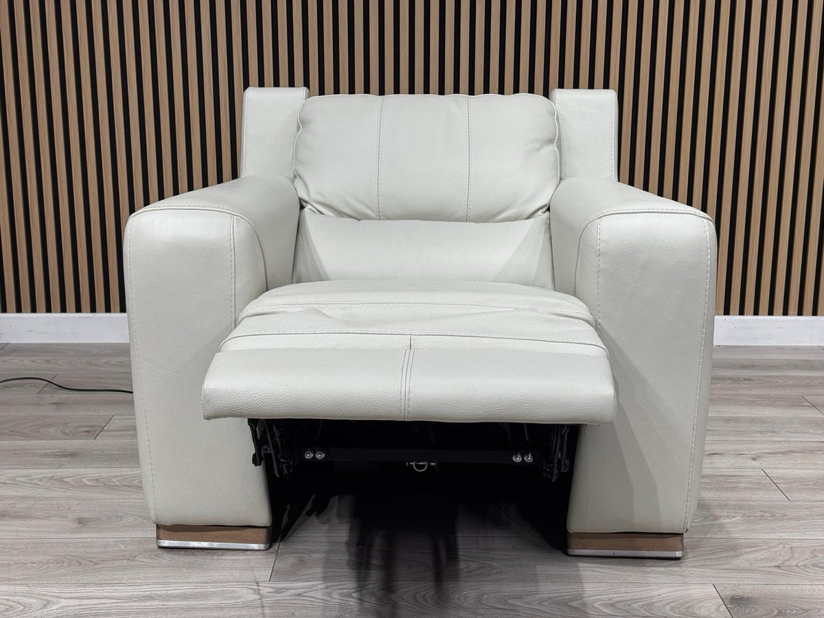 ScS Sisi Italia LUCCA Leather Power Recliner Sofa + Armchair Set - RRP £4298
