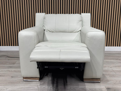 ScS Sisi Italia LUCCA Leather Power Recliner Sofa + Armchair Set - RRP £4298